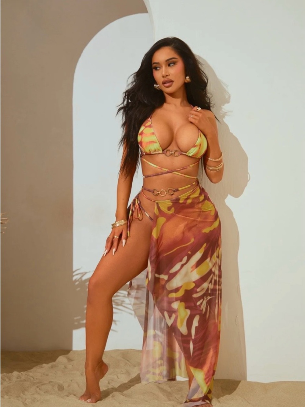 Fashion nova 3 piece bikini